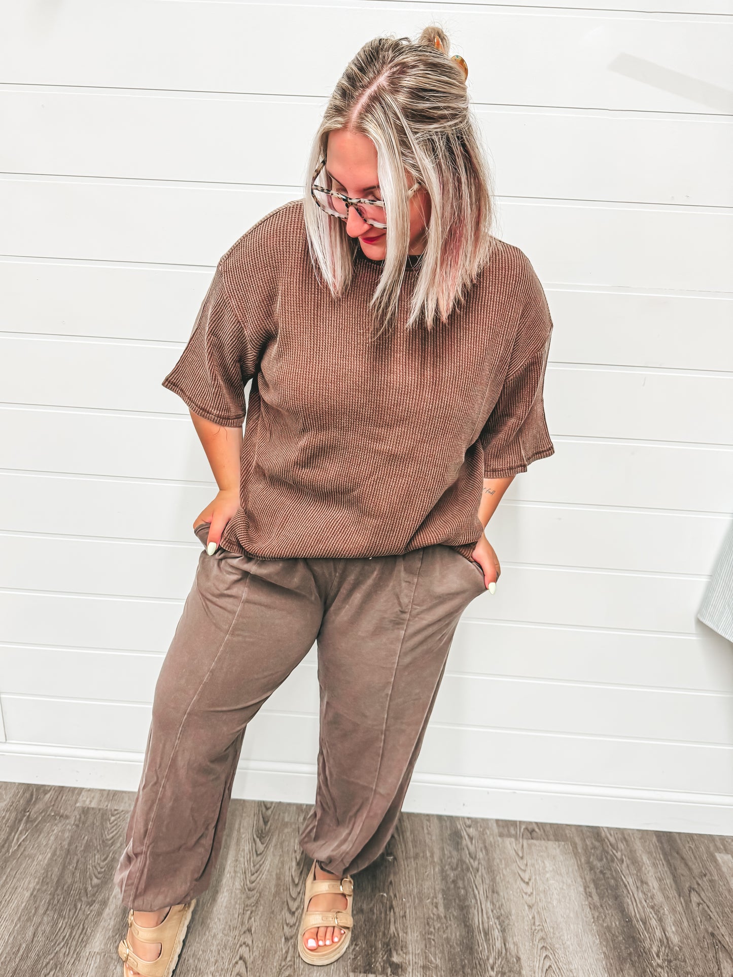 Buttery soft Brown joggers