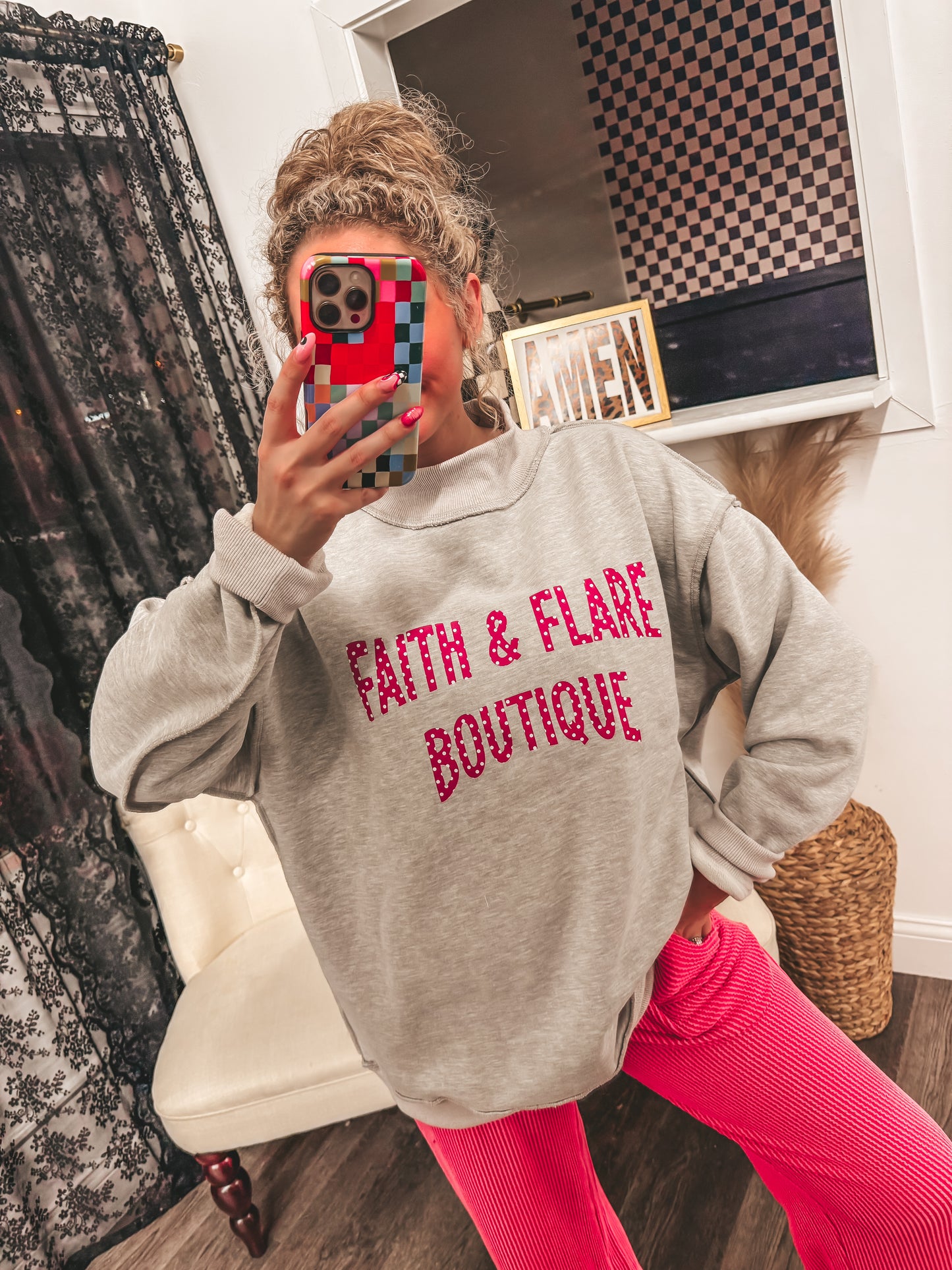 faith and flare reversible mock necks