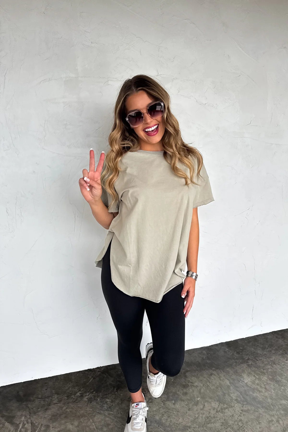 PREORDER- NEW COLORS- JOEY WASHED COTTON BOYFRIEND TEE