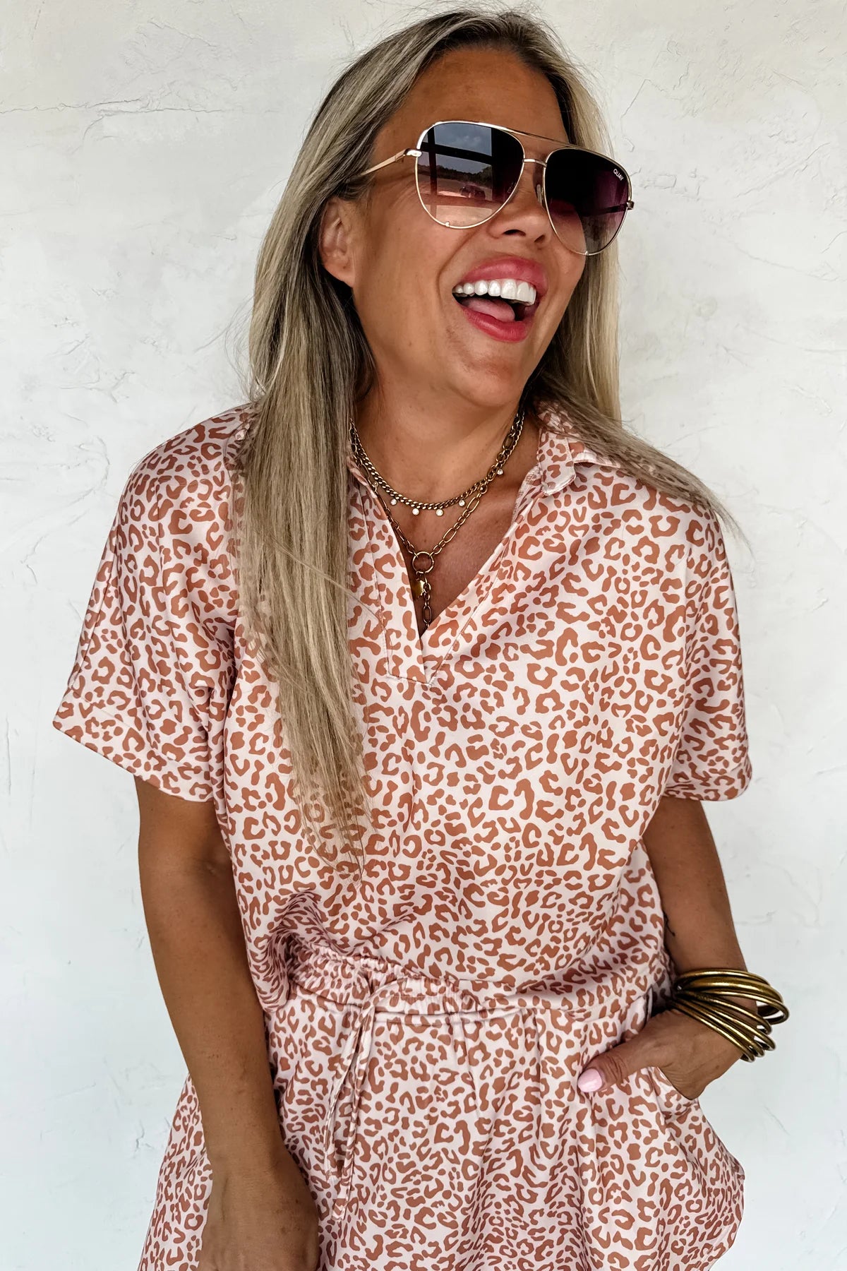 HOT TO SPOT CHEETAH SKORT SET