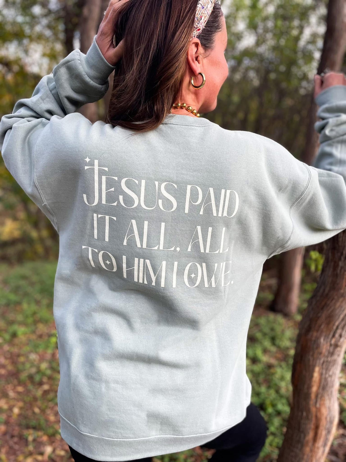 jesus paid it all pullover