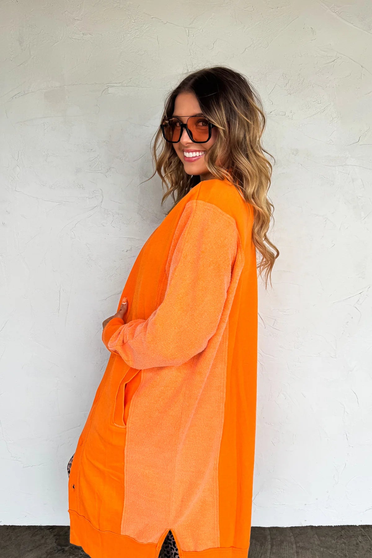 ships in 1 week- DESI SWEATSHIRT CARDIGAN