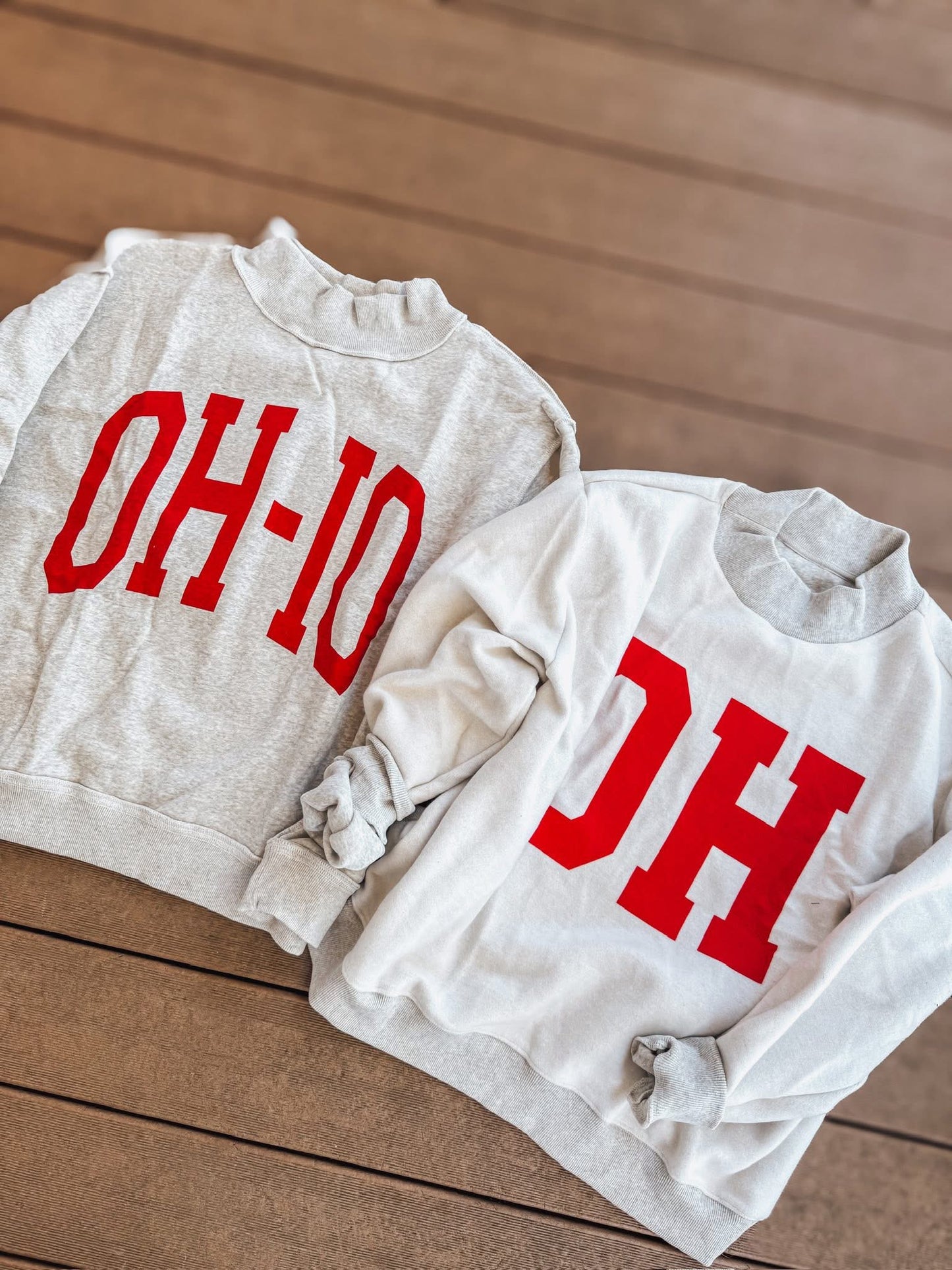 bucketlist best selling reversible OH/IO mockneck