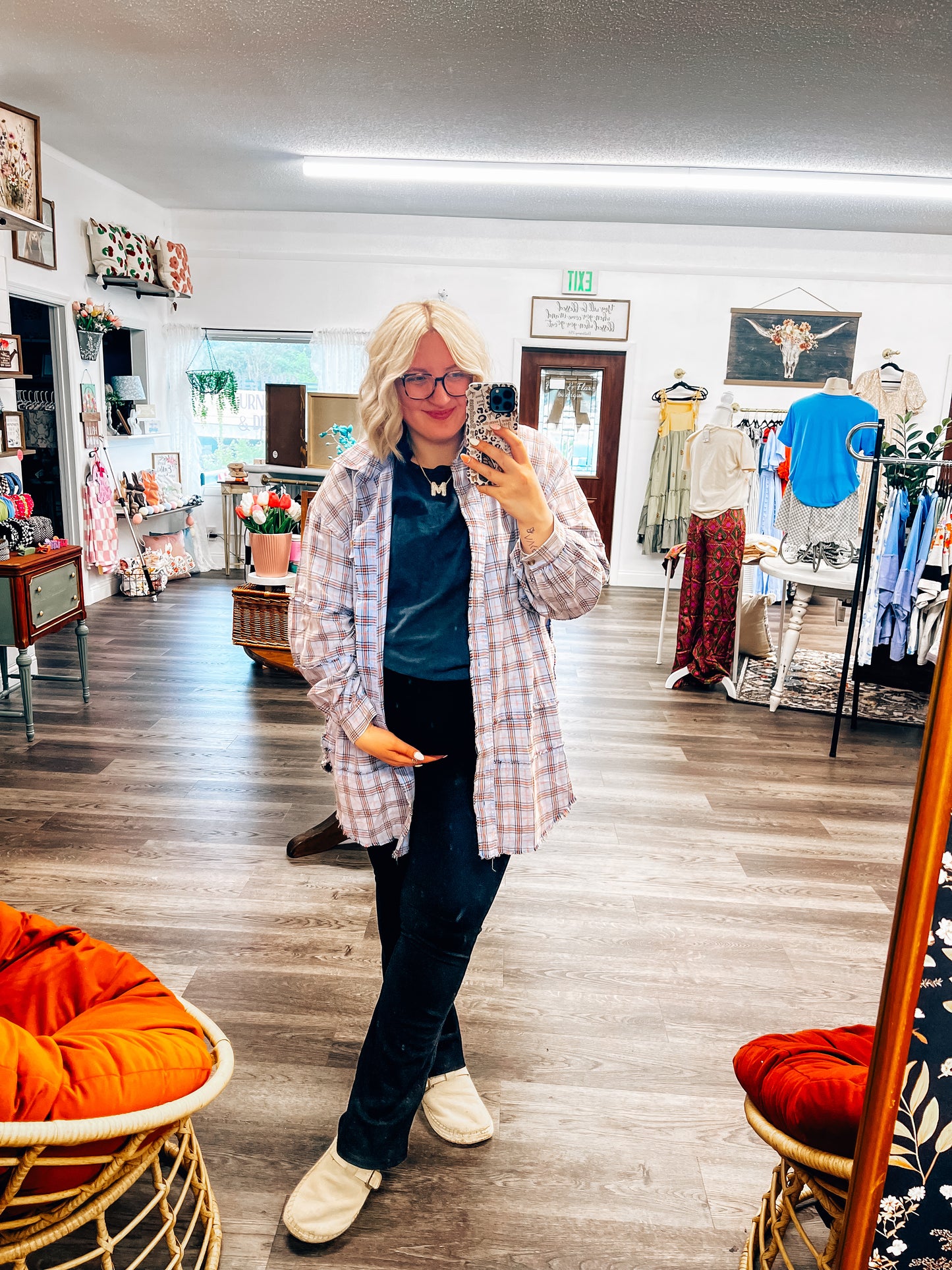 best selling oversized dad flannel in 2 colors