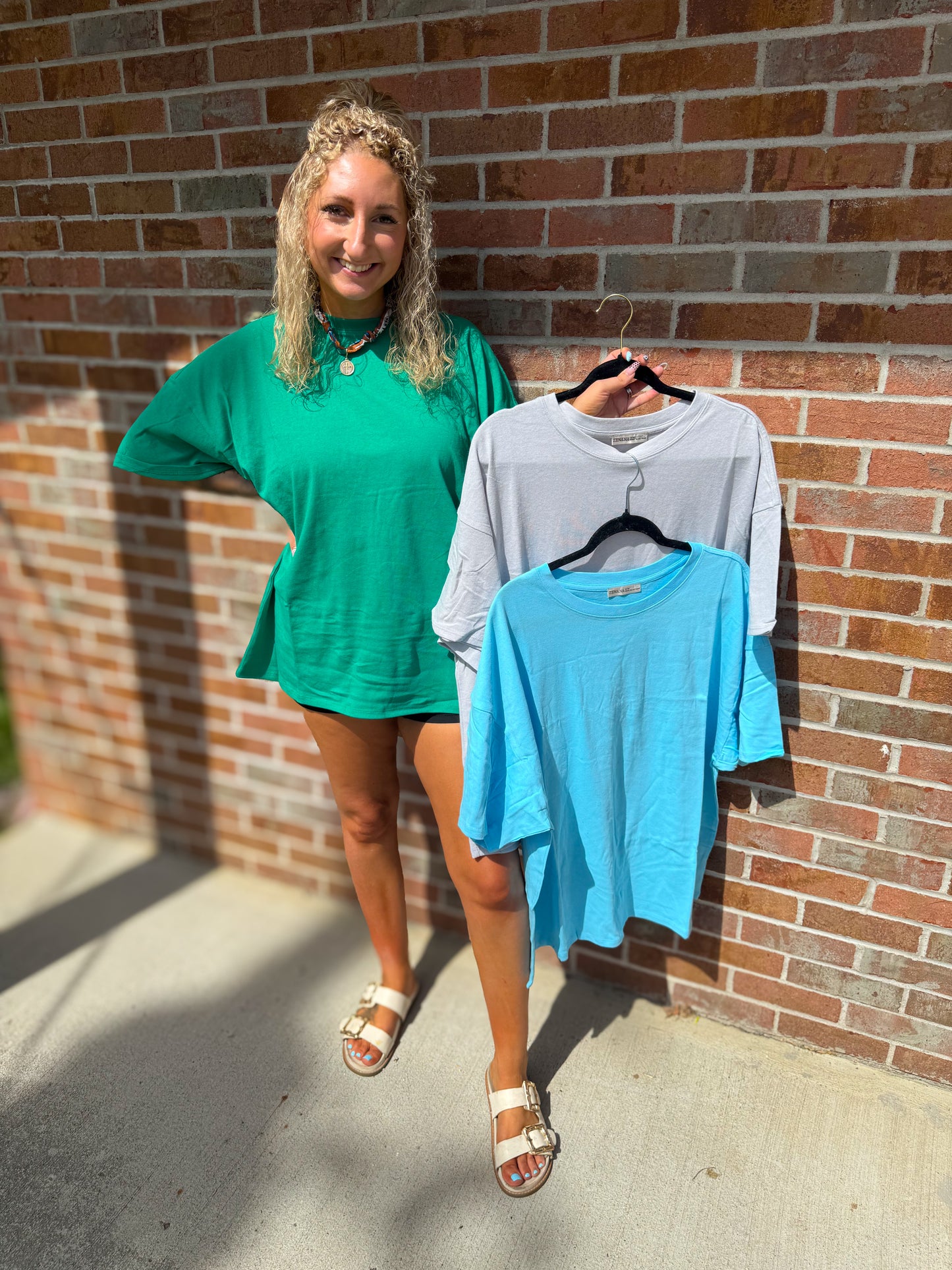 oversized summer basic tees