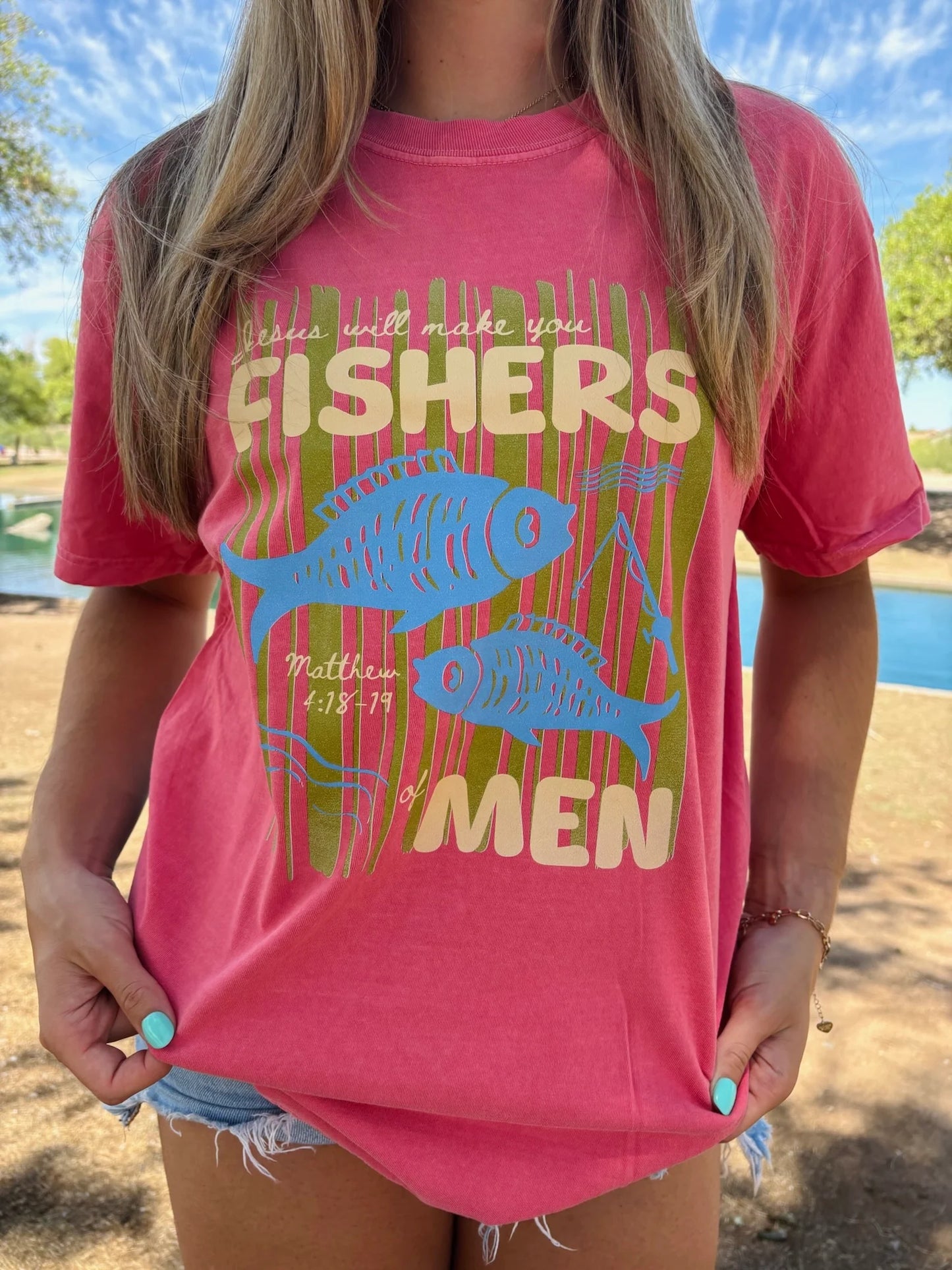 follow me and i’ll make you fisher of men tee-ships in 2 weeks