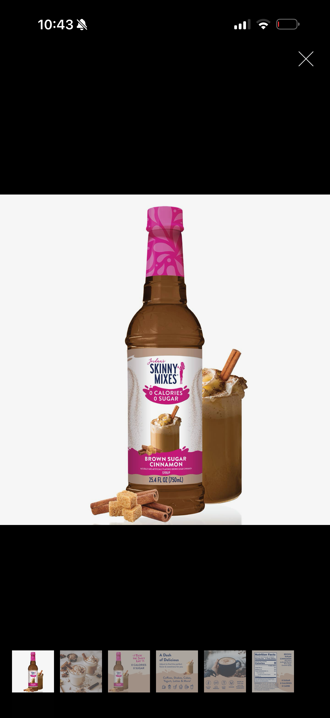 brown sugar cinnamon skinny syrup