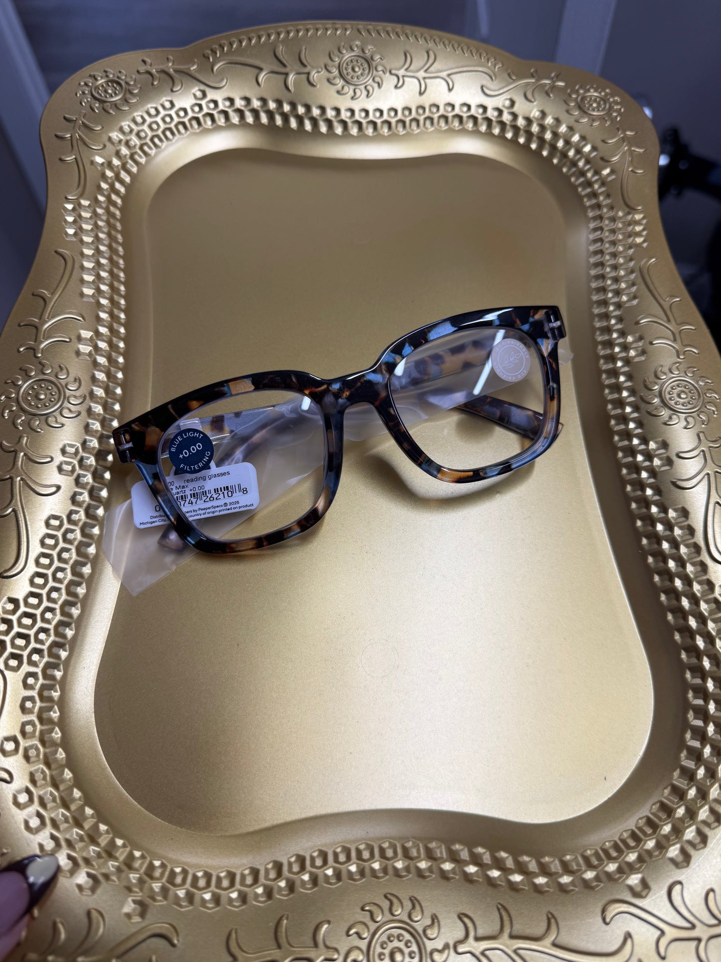 to the max blue quartz blue eyeglasses