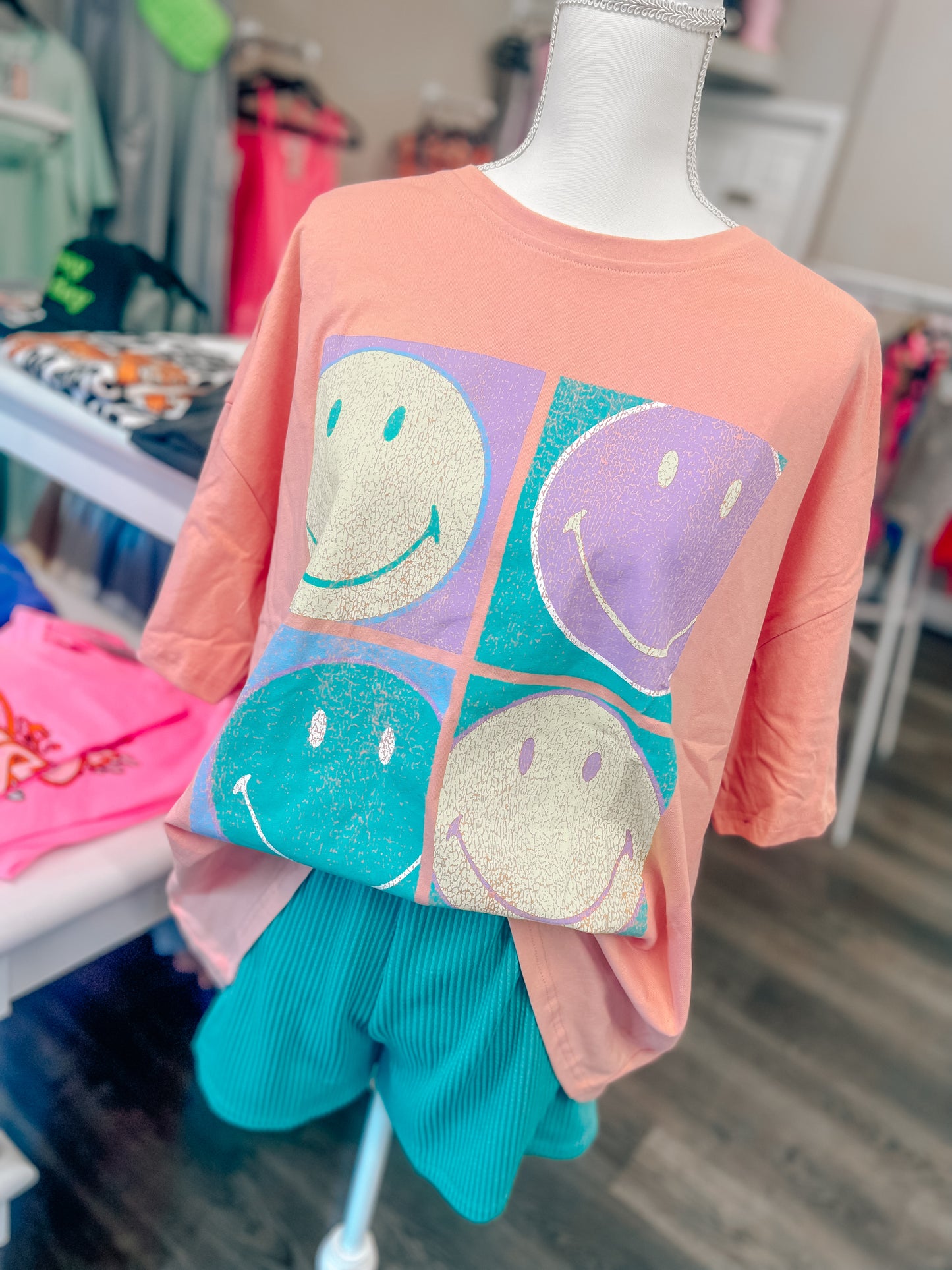 Smiley originals oversized tee