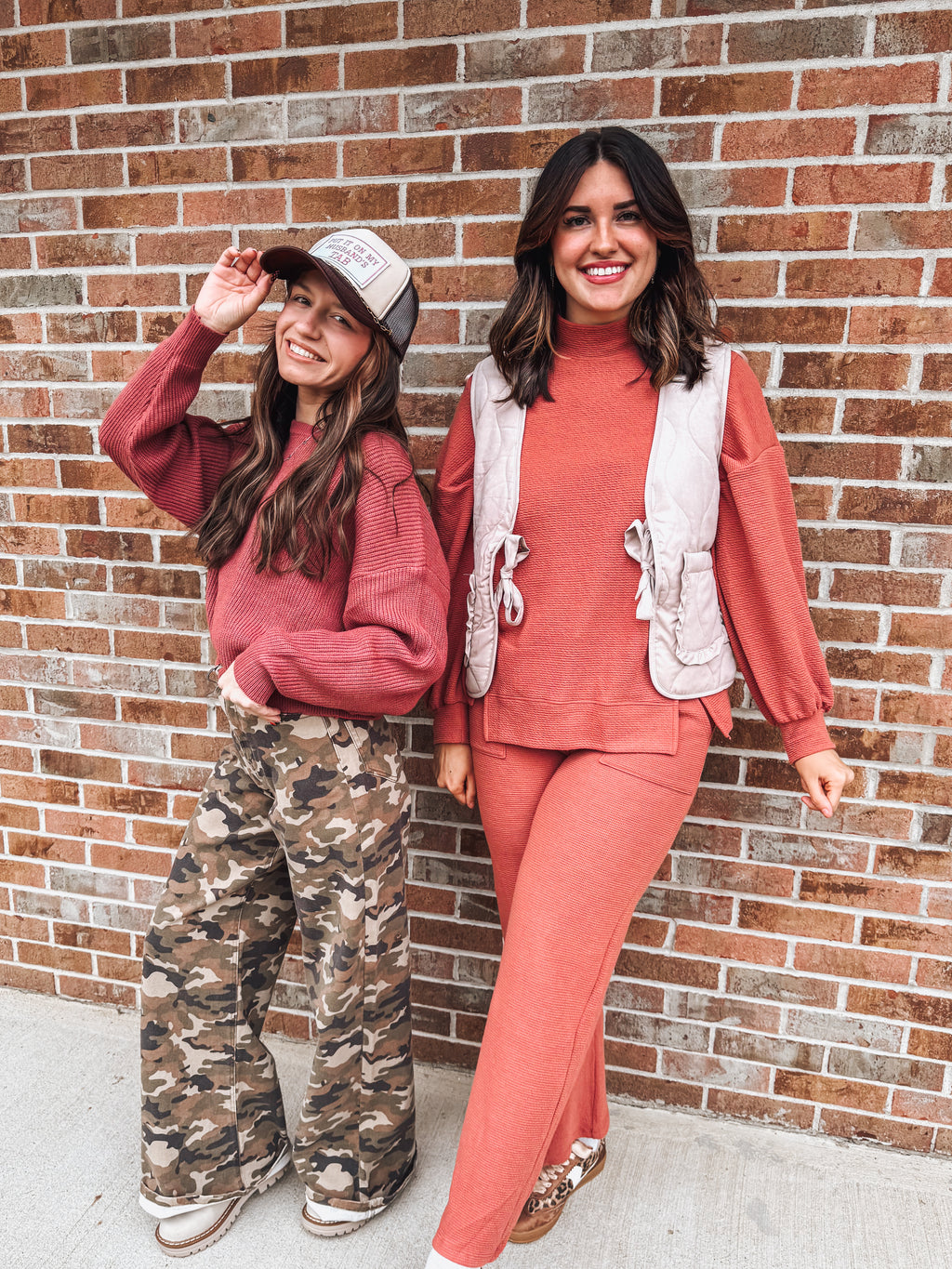 rose fall sweater with bow tie detail in the back