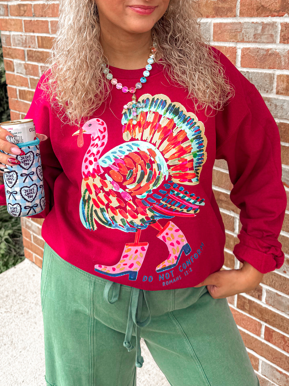 Do not conform turkey pullover