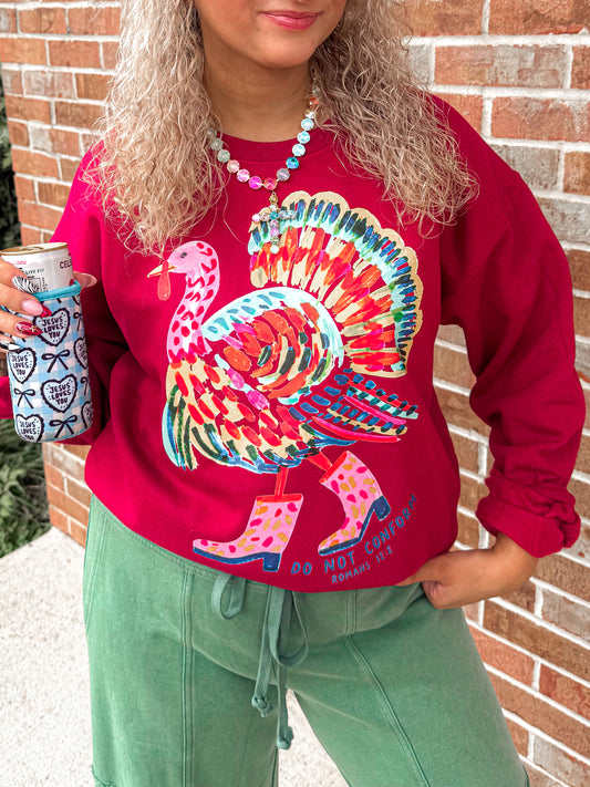 Do not conform turkey pullover