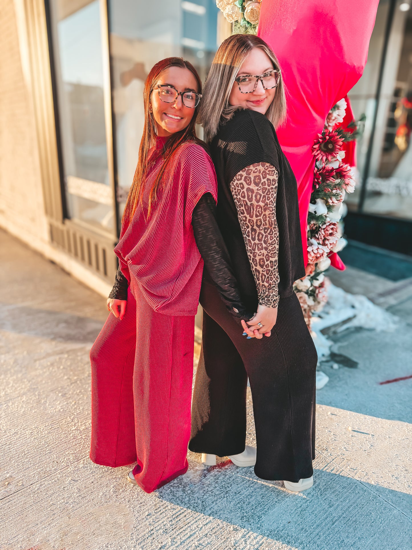 BEST SELLER—ribbed mock neck set (ships in 10/15 days)