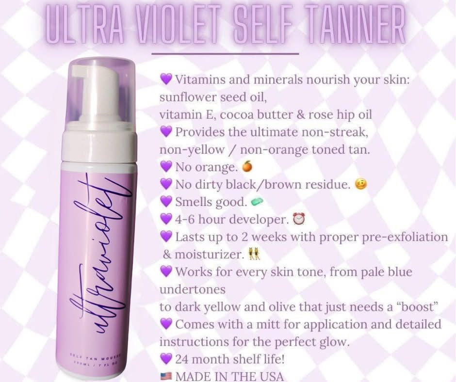 self tanner & mint