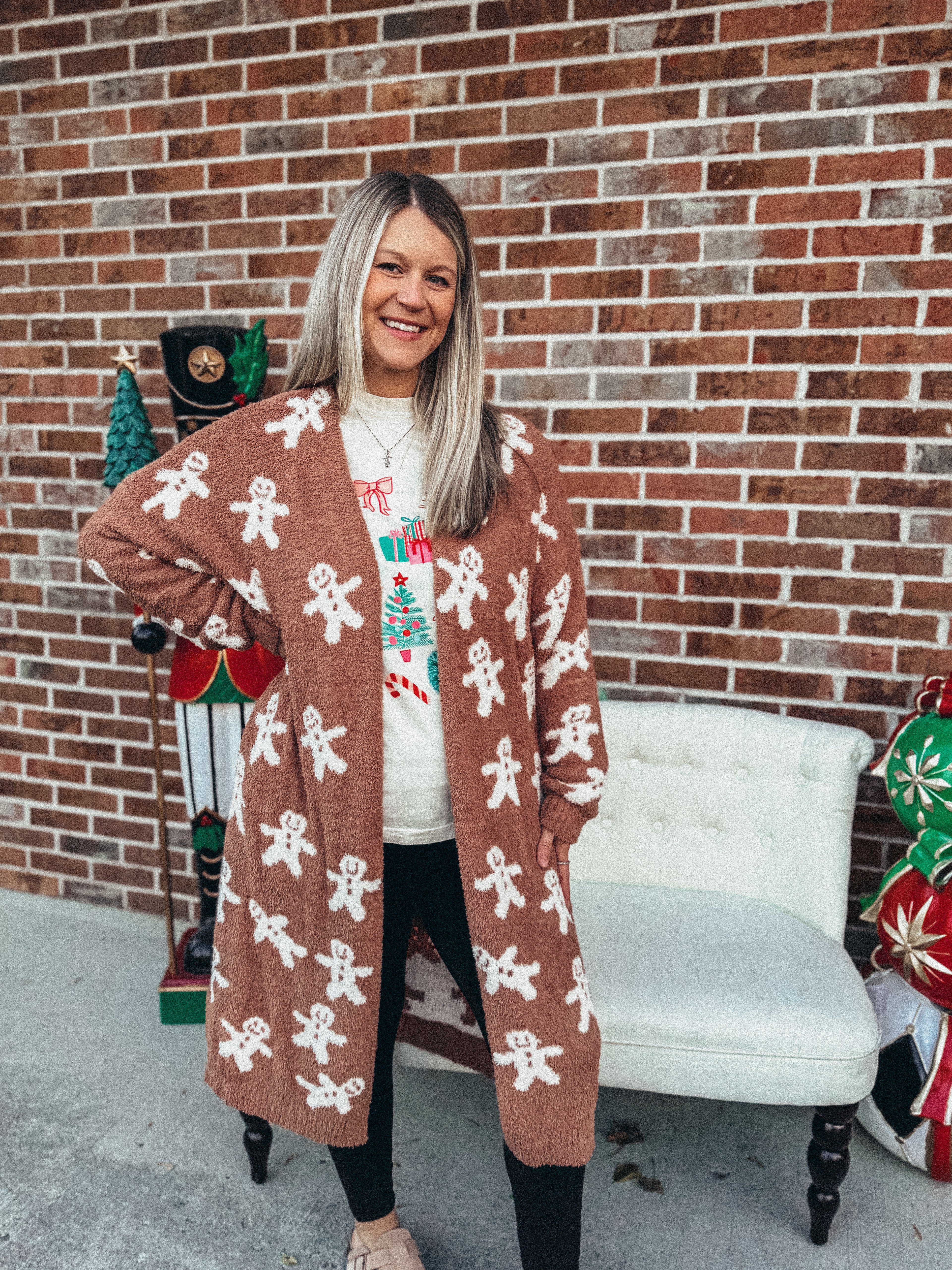 gingerbread luxe cardigan