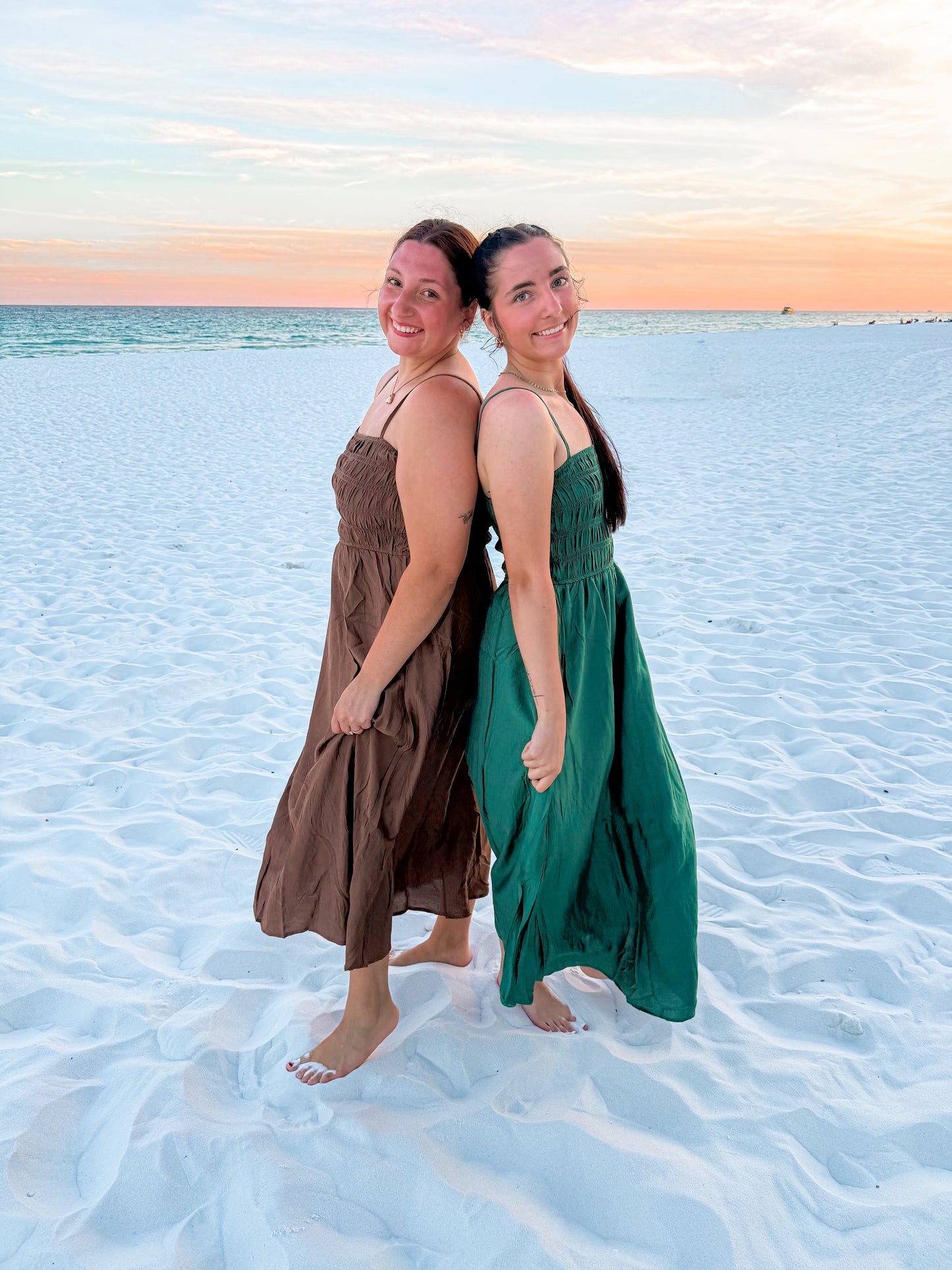 smocked summer midi dresses