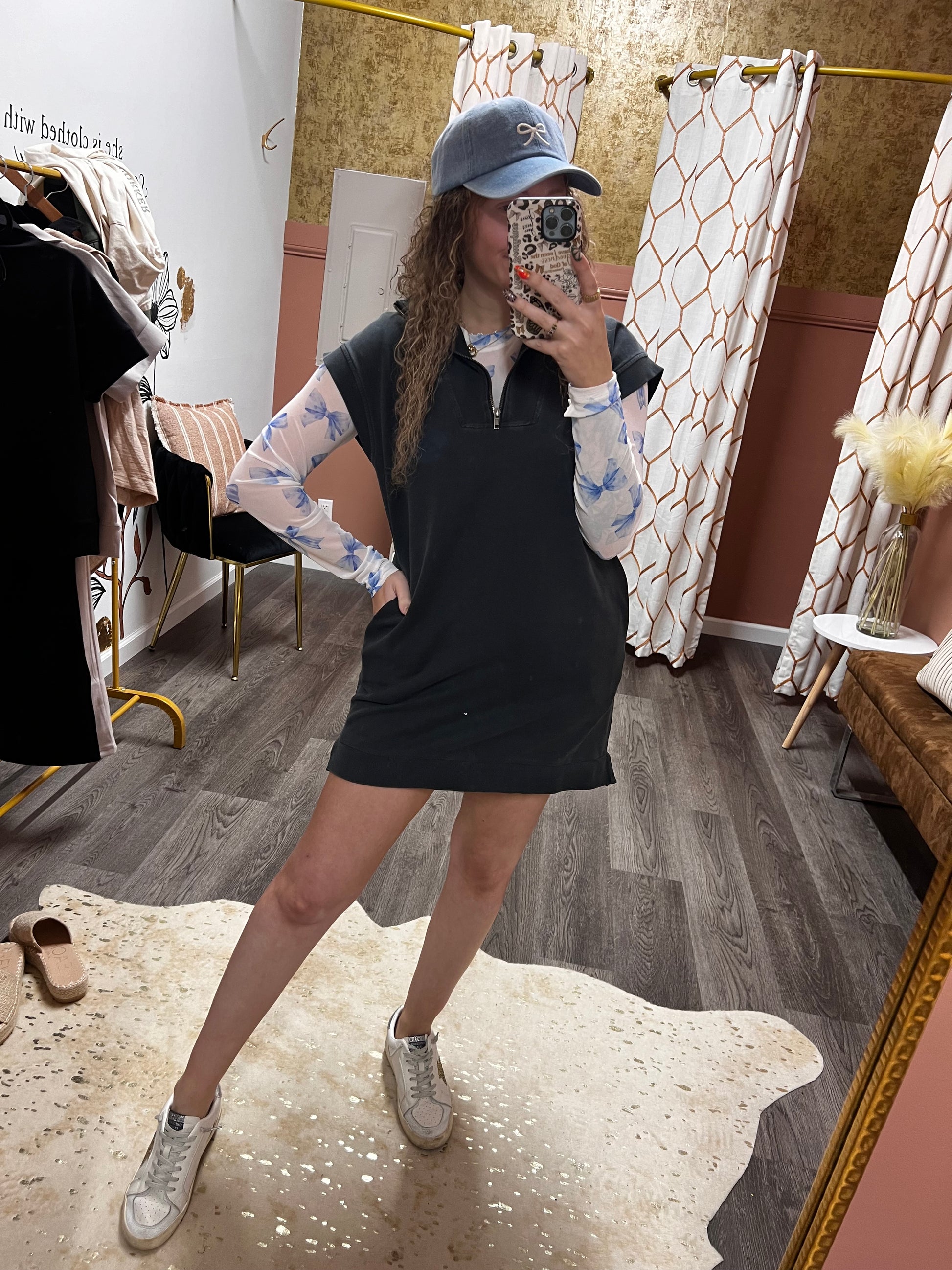 quarter zip tshirt dresses Faith and Flare Boutique quarter zip tshirt dresses Faith and Flare Boutique