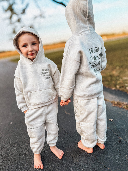 friend in jesus camo kids hoodie