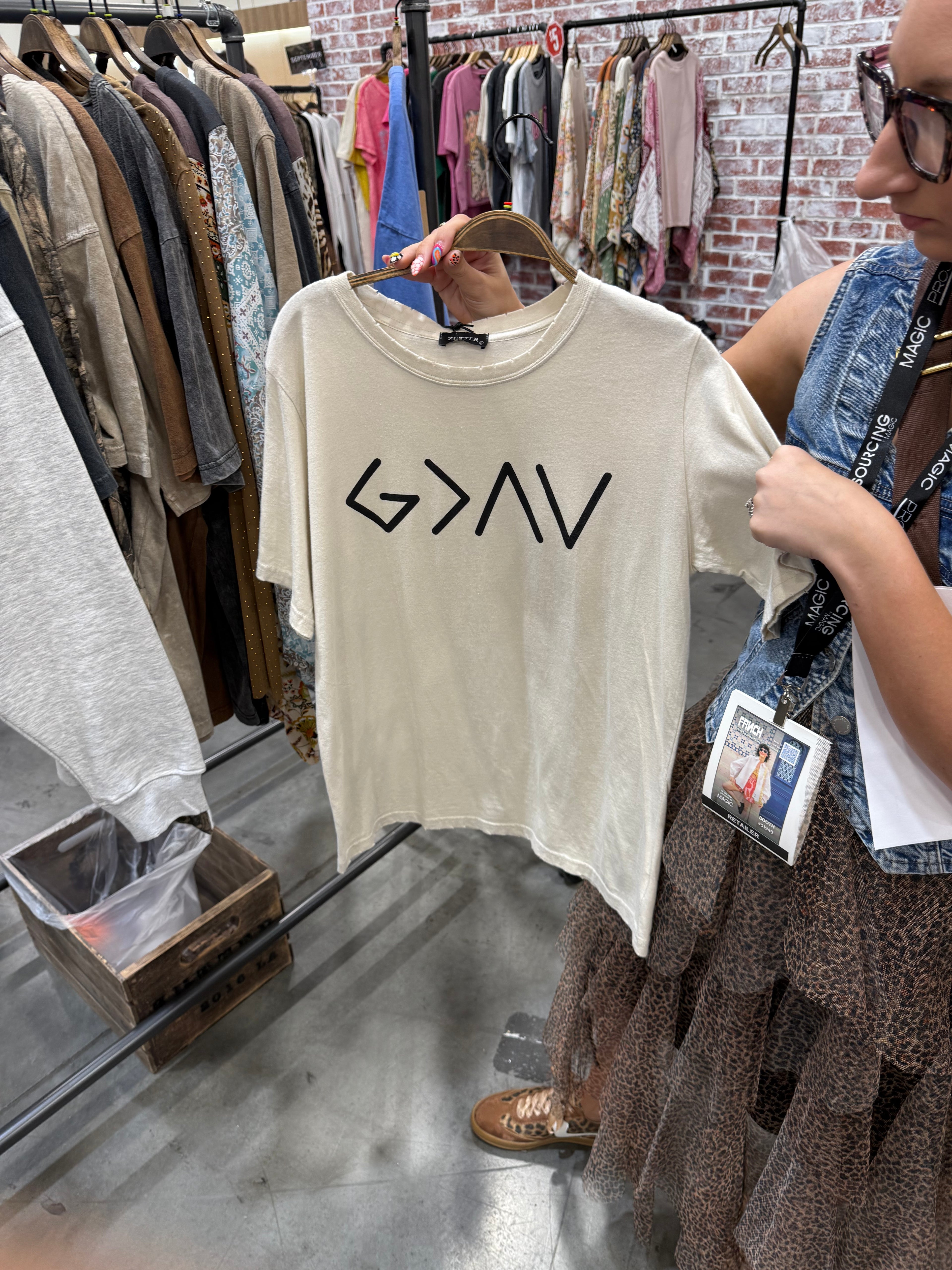 Bone God is greater tee