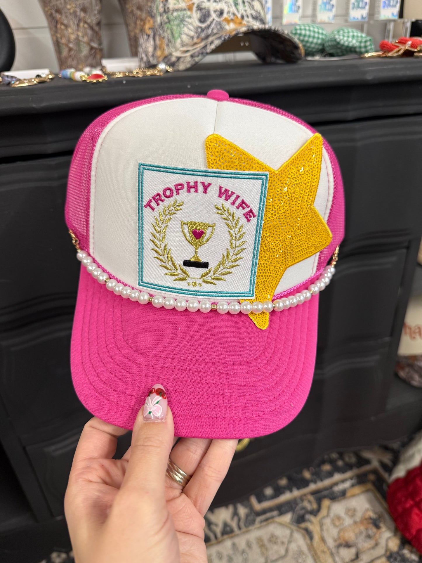 trucker hats- made by me