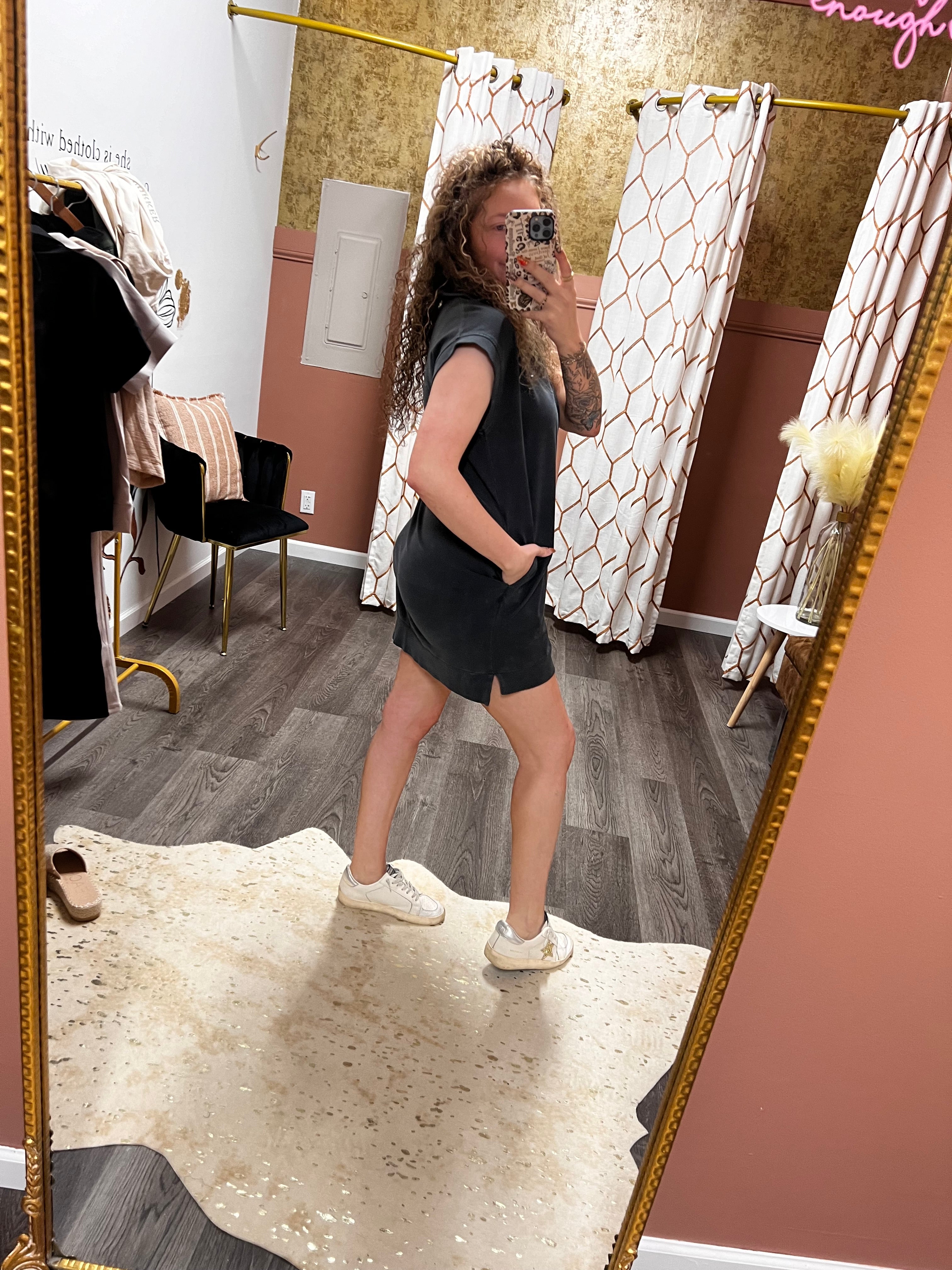 quarter zip tshirt dresses