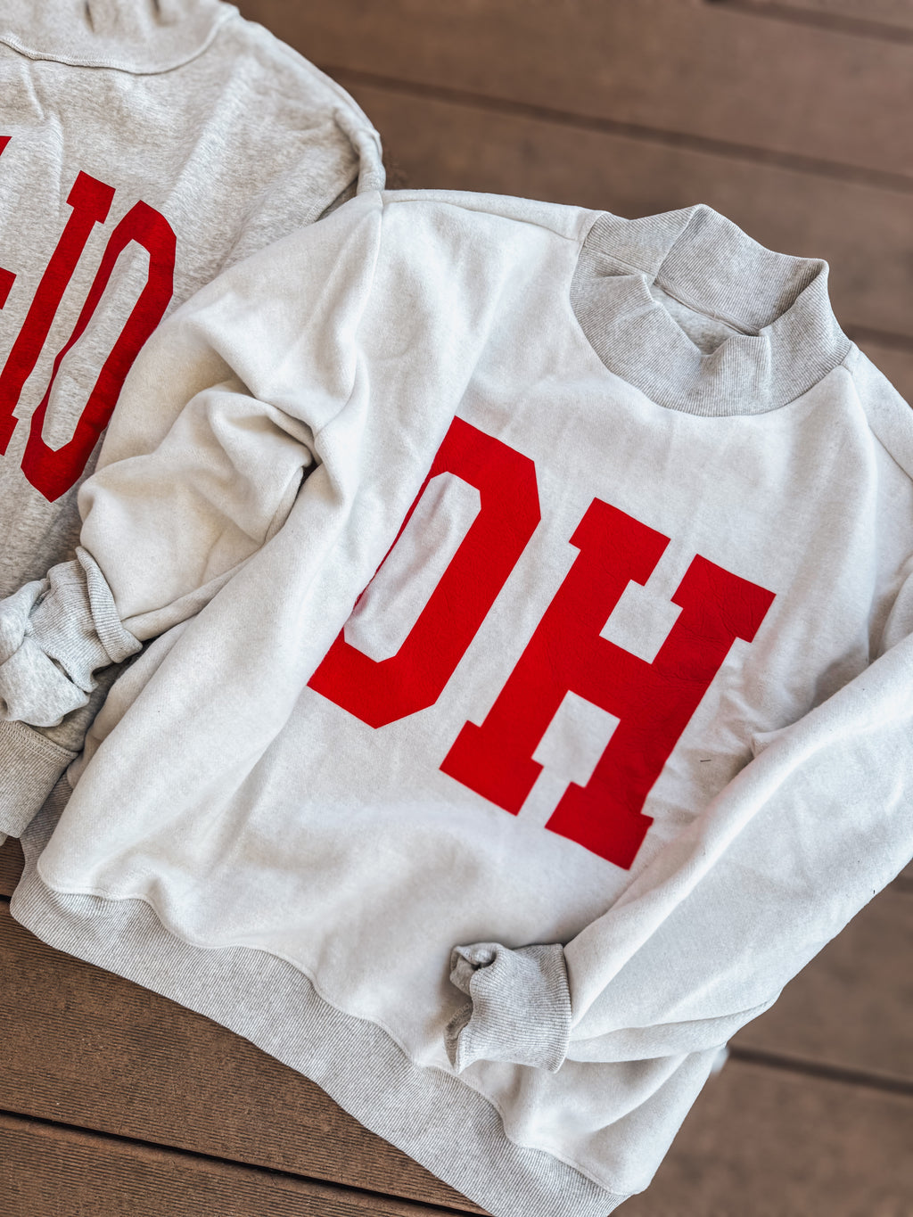 restock reversible mock neck OHIO pullover