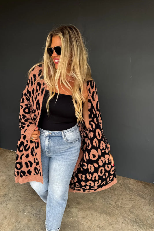 PREORDER- LIGHTING & CHEETAH CLOUD CARDIGANS