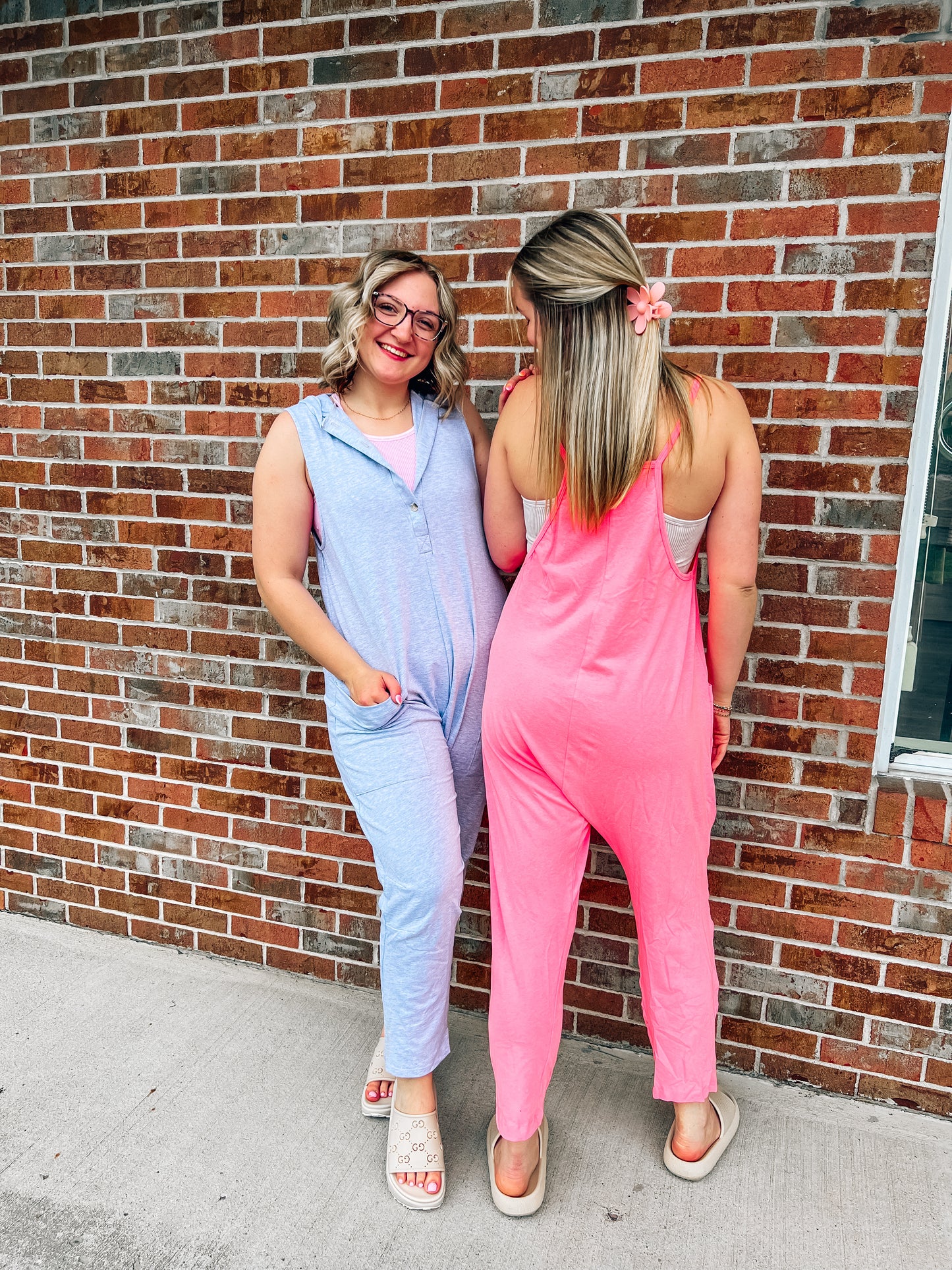 neon pink hotshot jumpsuit