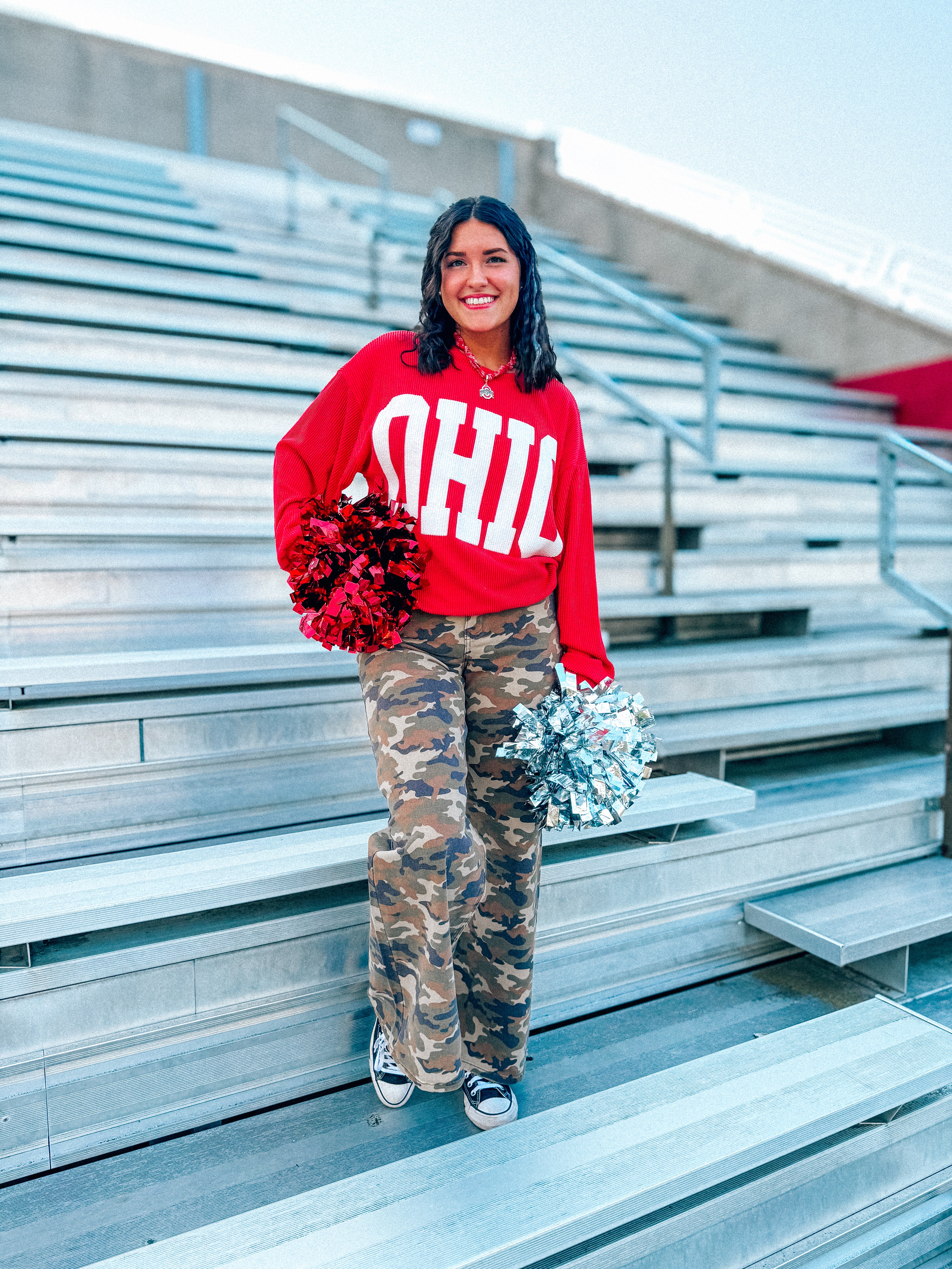 OHIO ribbed oversized tops in 2 colors