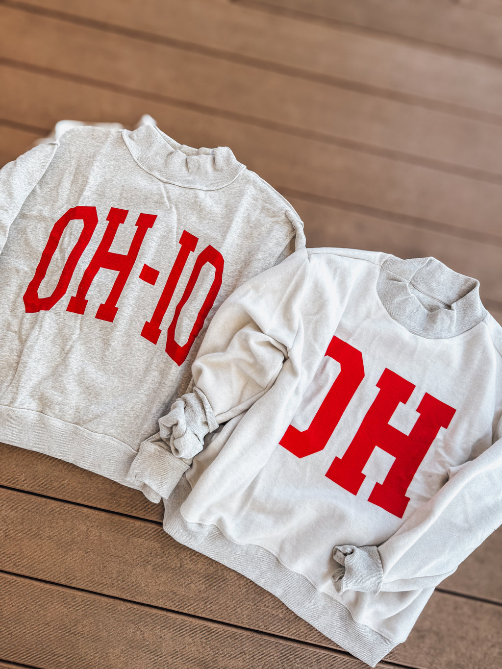 restock reversible mock neck OHIO pullover