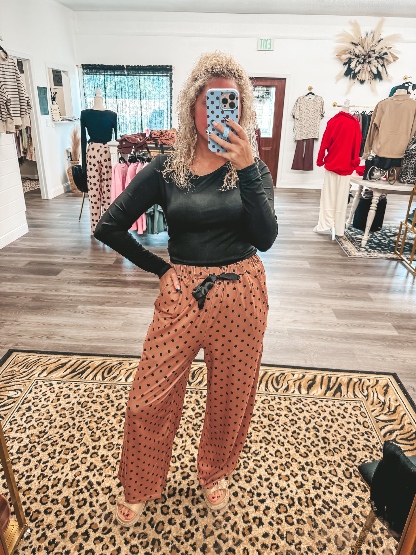 BIRDIE Stretchy Lounge Pants 2.0 in Autumn Sprinkle
