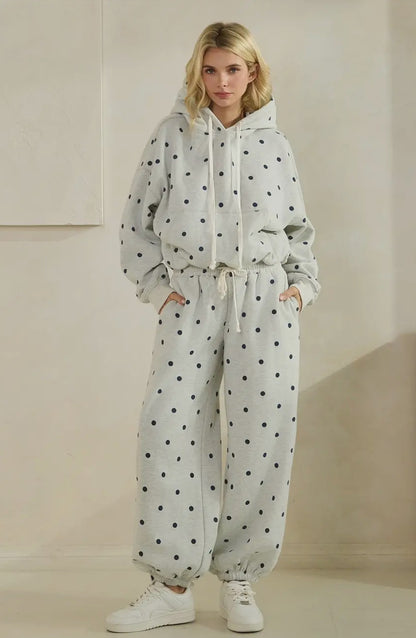 grey & navy polka dot set (sold separately)