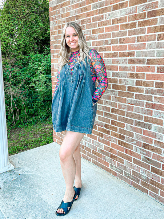 viral grey washed romper