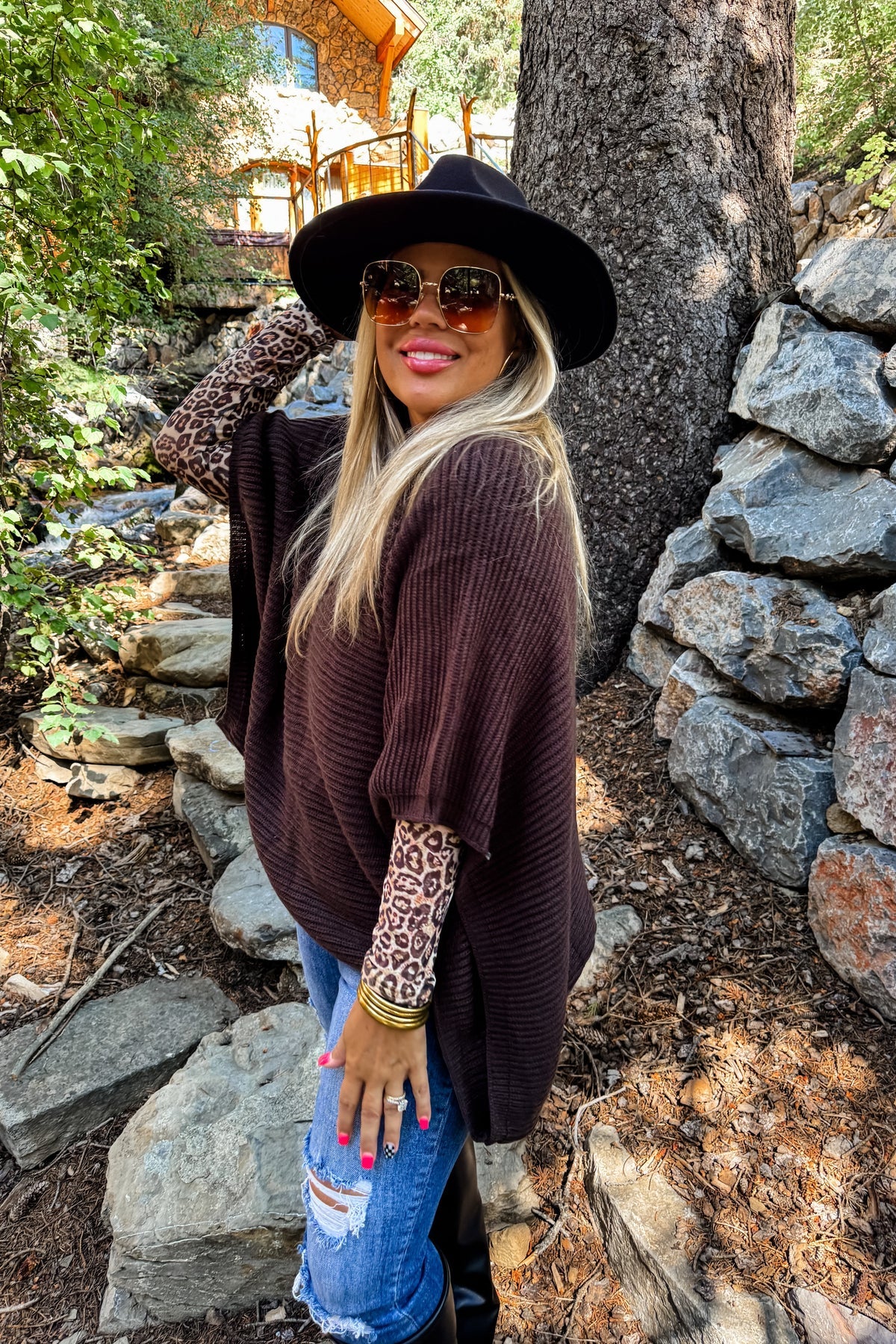 PREORDER- FALL MEG PULLOVER PONCHO