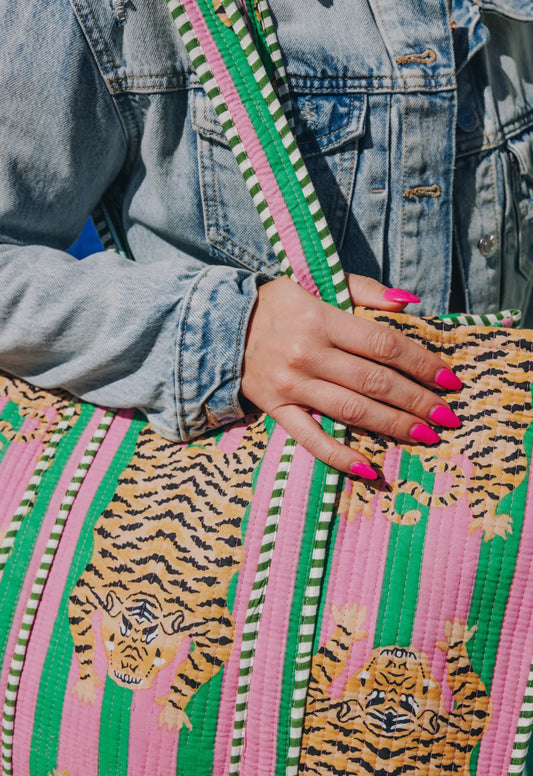 quilted tote bags
