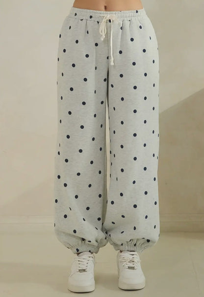 grey & navy polka dot set (sold separately)