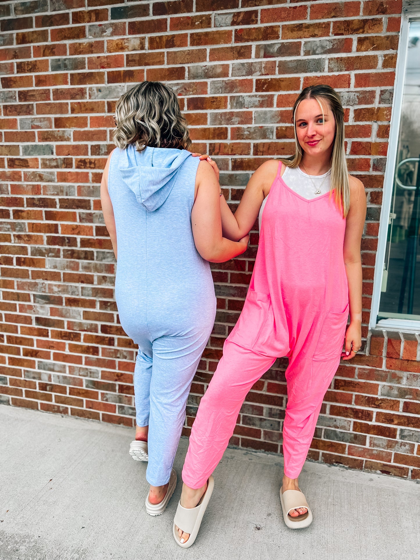 neon pink hotshot jumpsuit