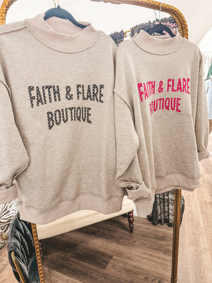 faith and flare reversible mock necks
