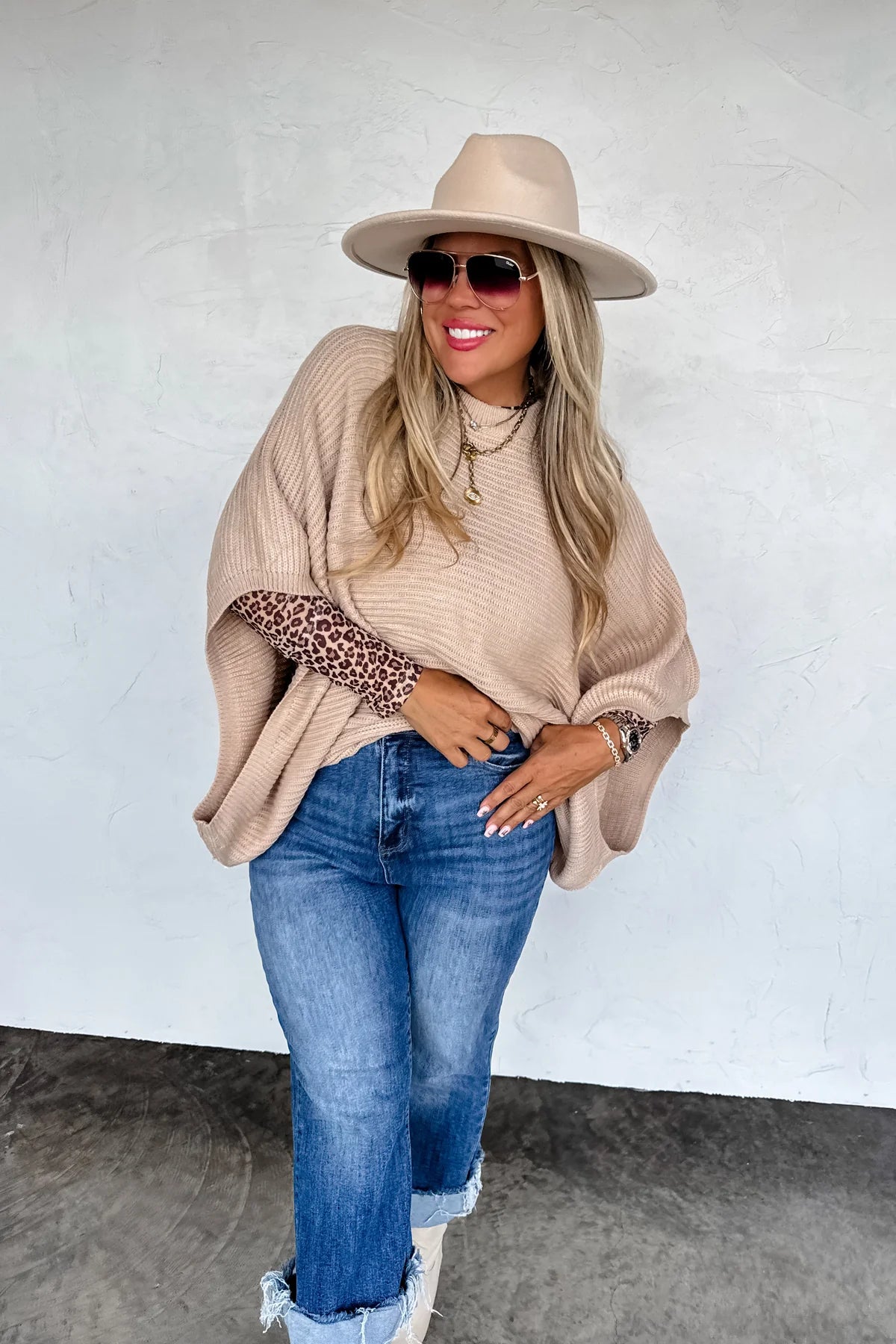 PREORDER- FALL MEG PULLOVER PONCHO