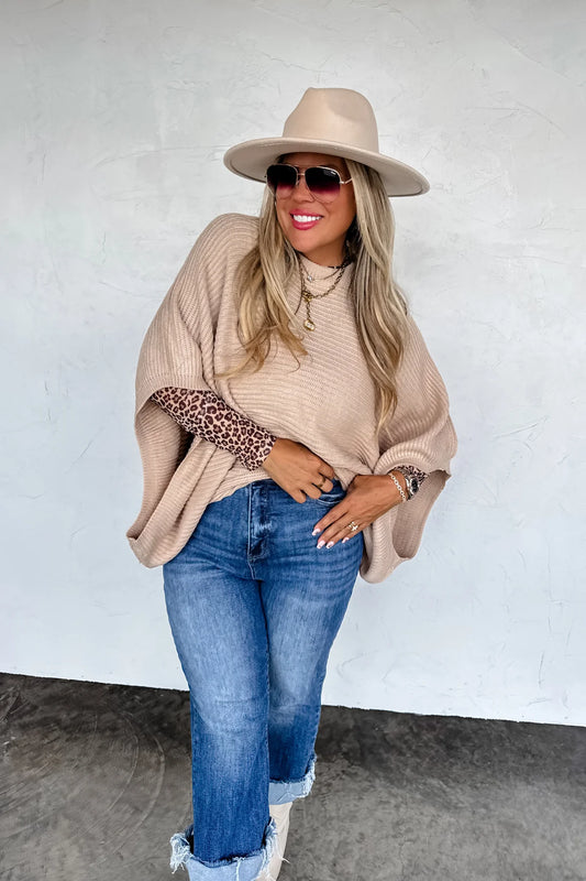 PREORDER- FALL MEG PULLOVER PONCHO