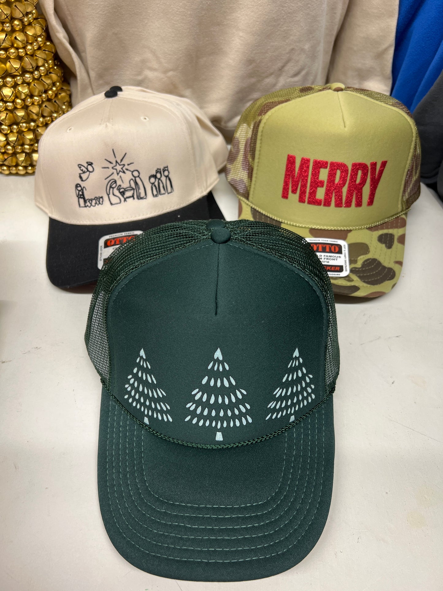 christmas trucker hats