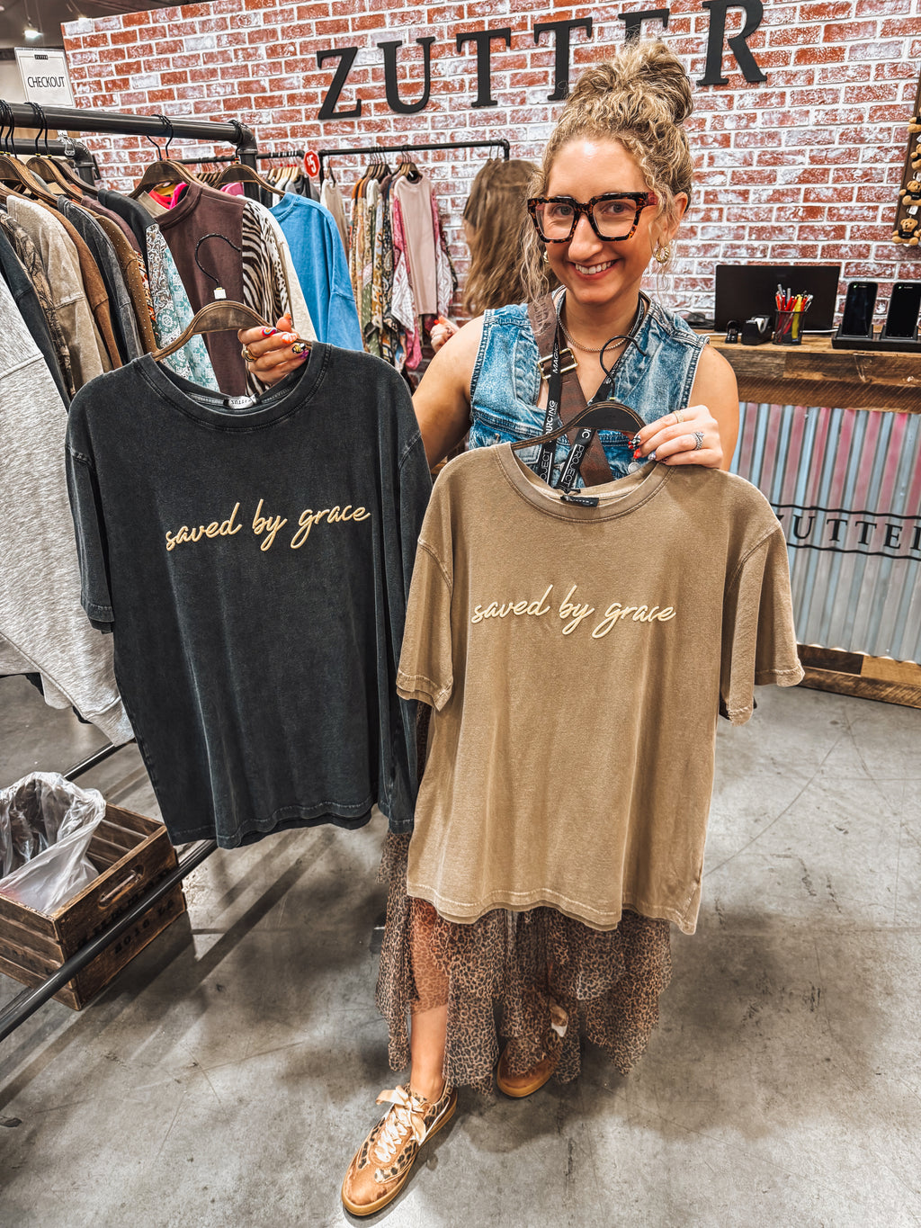 puff saved by grace oversized tees