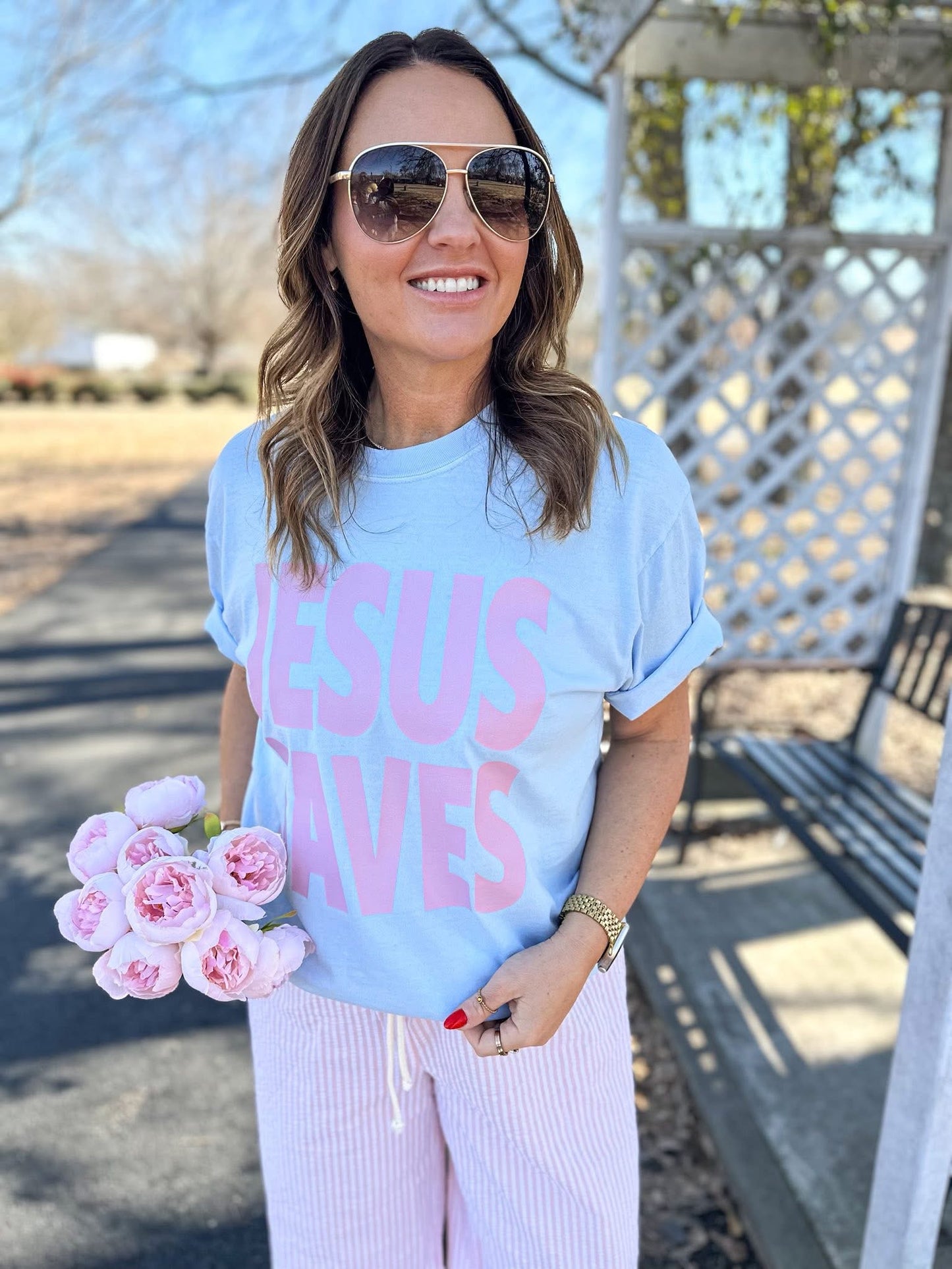 Jesus saves graphic tees in 3 colors