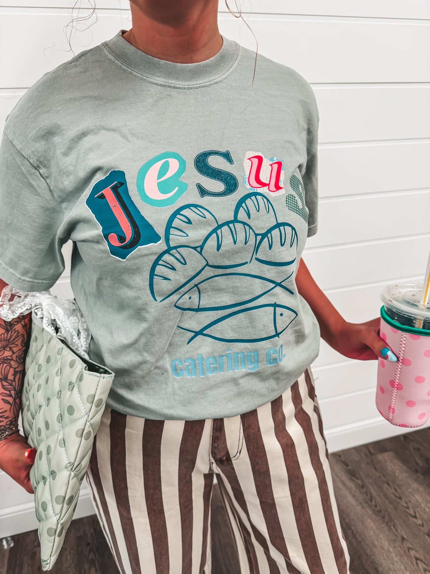PREORDER branded Jesus catering co. tee