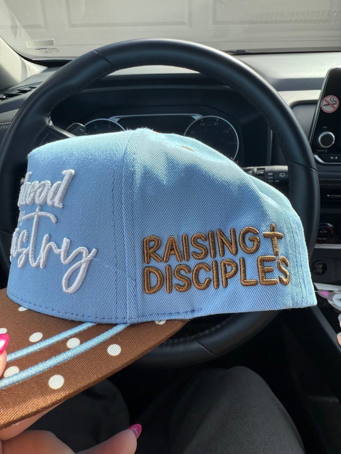 motherhood is my ministry hat