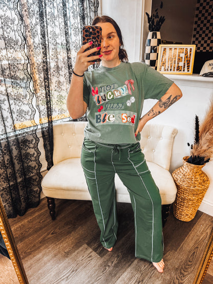 not lucky-blessed-branded tee