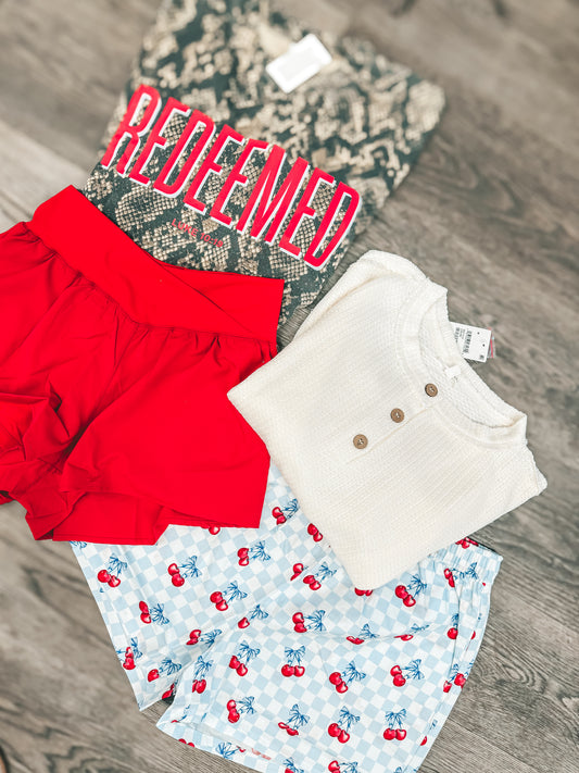 birdie crossover red crush shorts