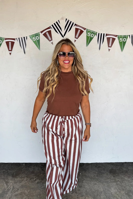 PREORDER- TAILGATE STRIPE BOXER PANTS