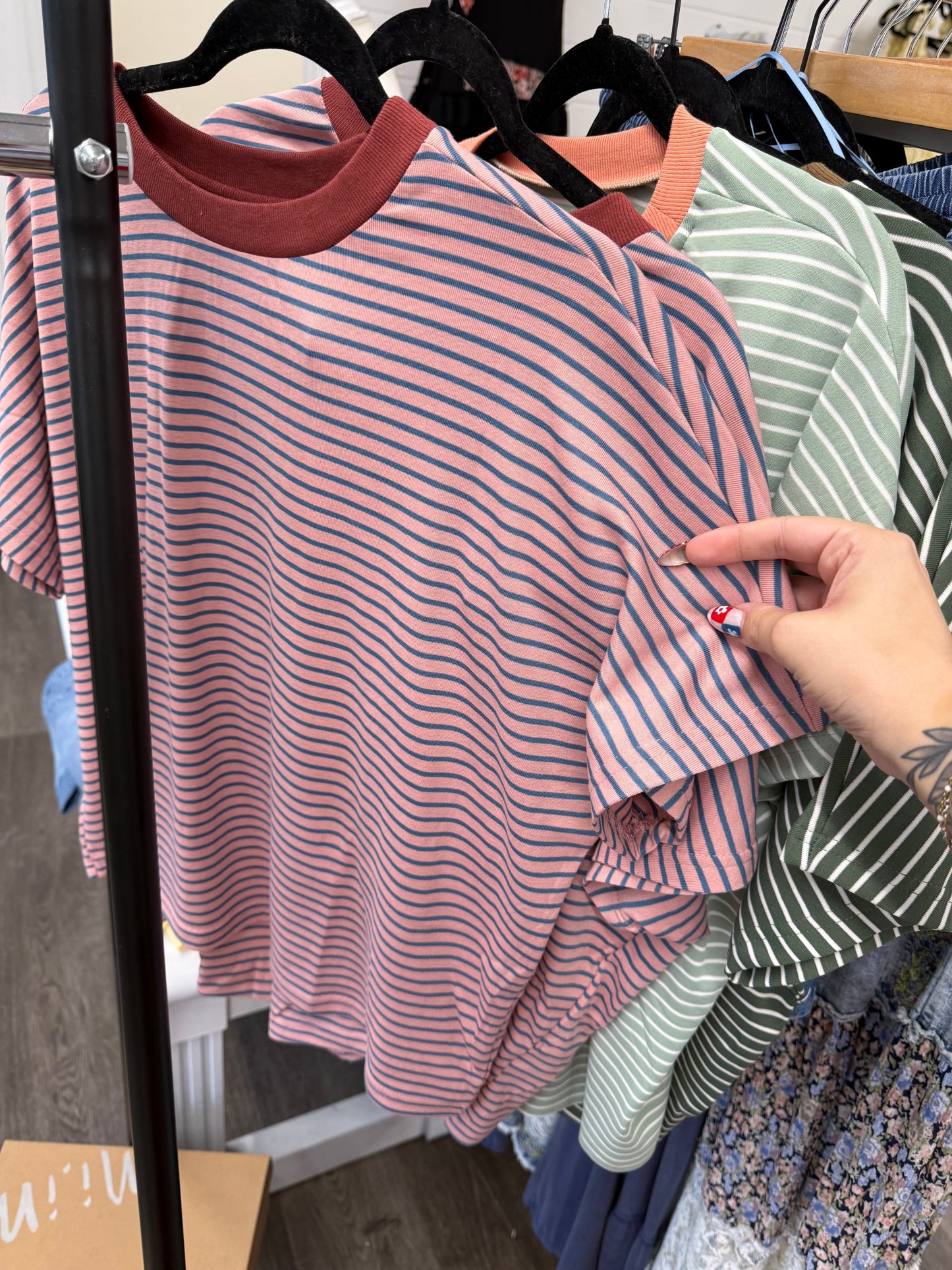 Best selling striped short sets