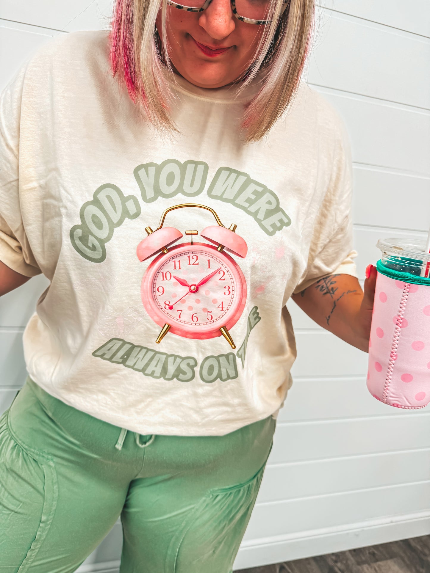 PREORDER branded God you were always on time tee
